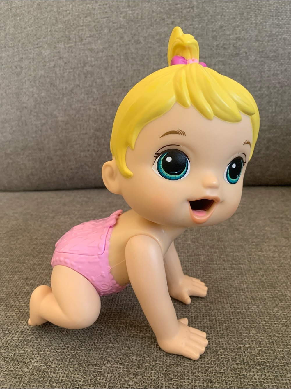 Baby Alive Blonde Baby Doll in Pink Diaper